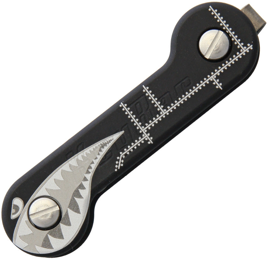 KeyBar Bomber Black Anodized AKB-BLK-BMBR-BP