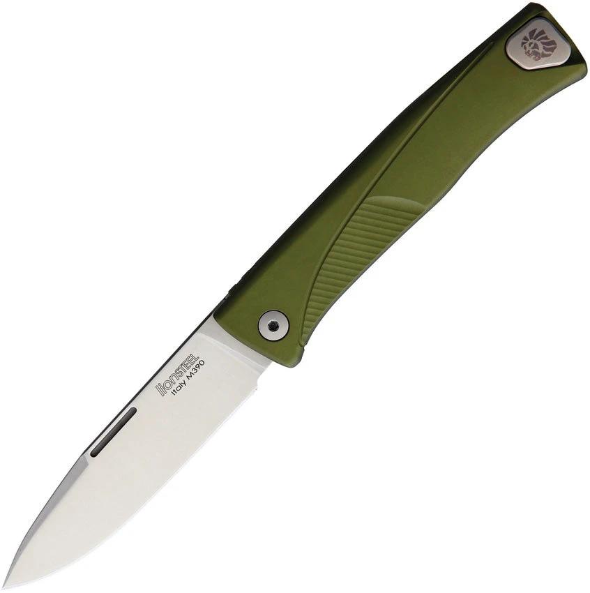 LionSTEEL Thrill Slip Joint Green Al TL A GS by LionSTEEL