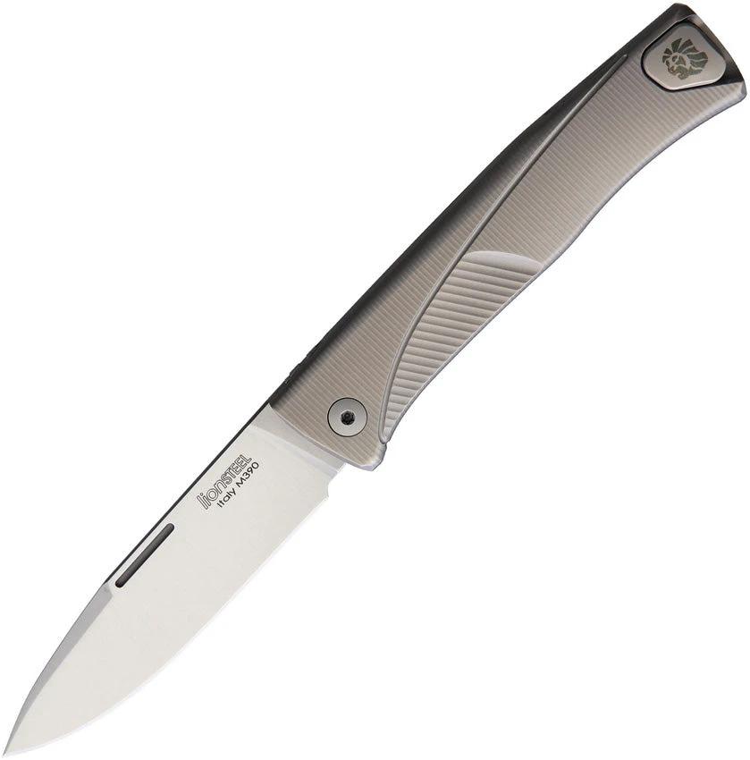 LionSTEEL Thrill Slip Joint Gray Ti TL GY by LionSTEEL