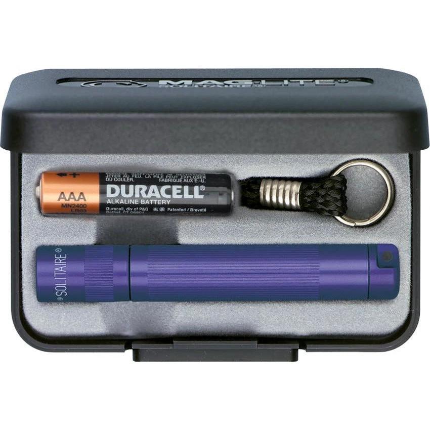 Maglite 1P Solitaire Single AAA Flashlight – Purple – ML1P by Mag-Lite
