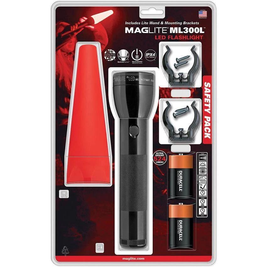 Mag-Lite ML300L LED Safety Pack 150-000-449 by Mag-Lite