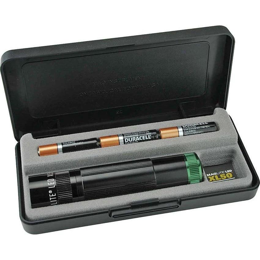 Maglite 63256 XL50 LED Flashlight Green – Black Aluminum Body by Mag-Lite