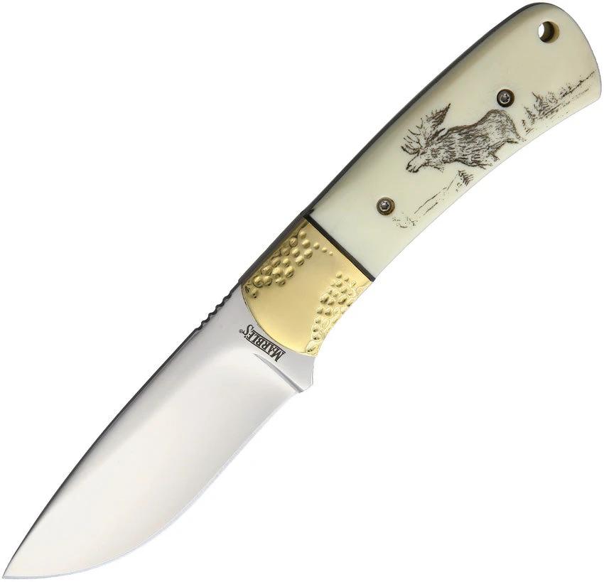 Marbles Fixed Blade Scrimshaw BZ011160 by Marbles