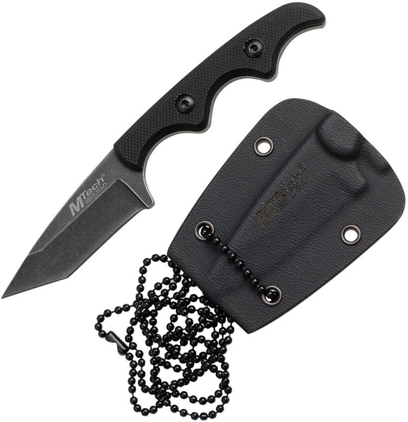 MTech Neck Knife Black G-10 MT-673 by MTech
