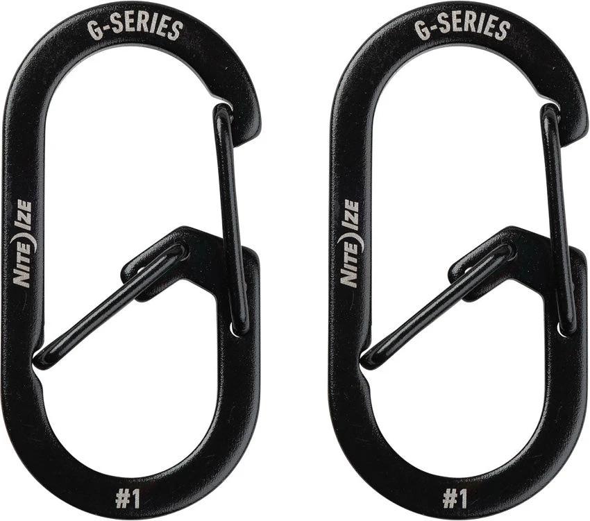 Nite Ize Two Pack Carabiner No 1 GS1-01-2R6 by Nite Ize