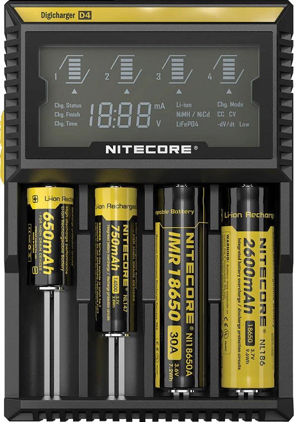 Nitecore Digicharger Battery Charger D4 D4 by Nitecore