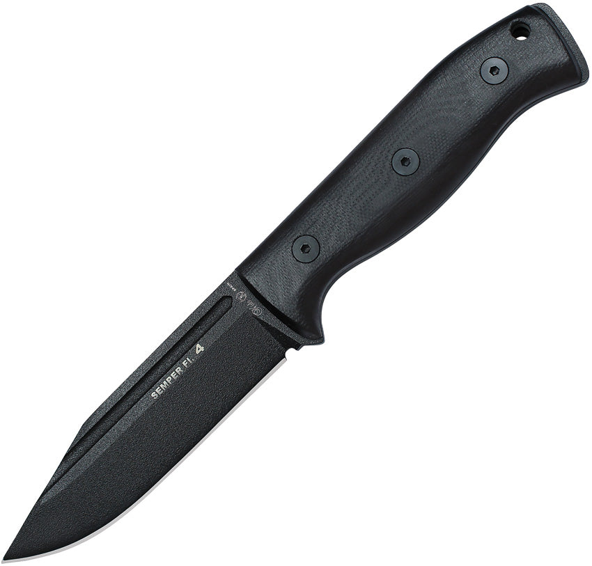 Nieto Semper Fi 4 Fixed Blade Black 131-N by Nieto