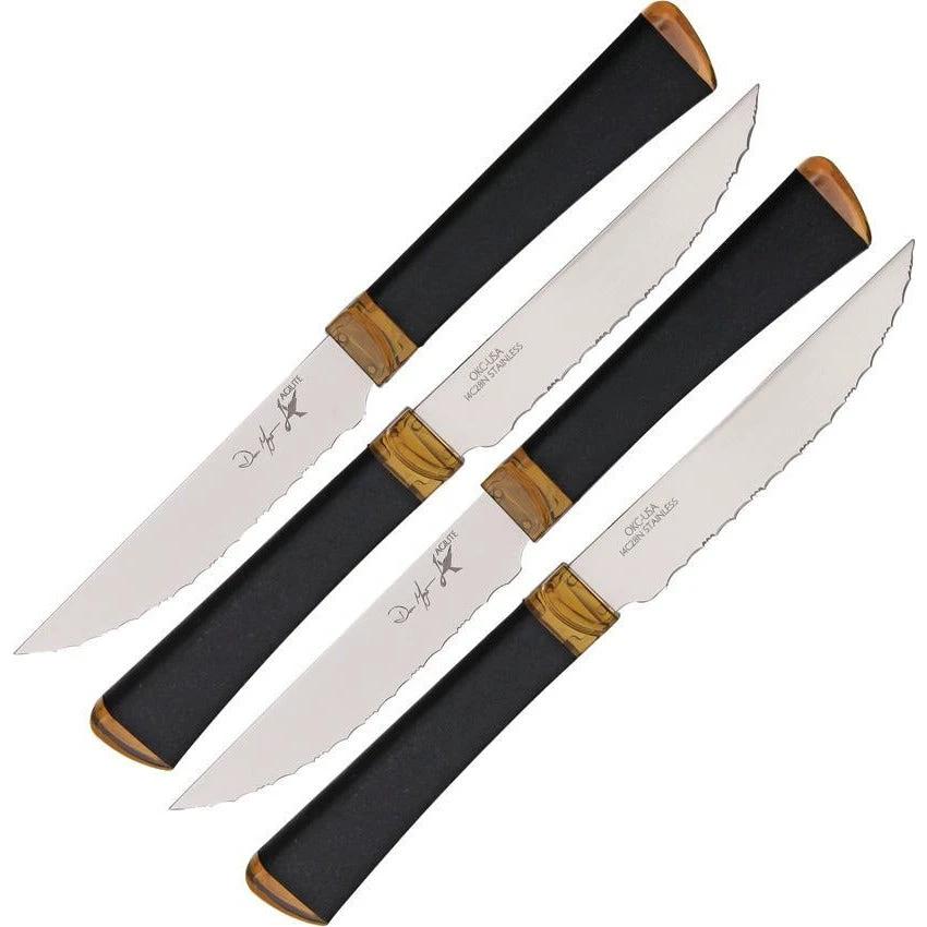 Ontario Agilite 4 Piece Steak Set 2565 by Ontario