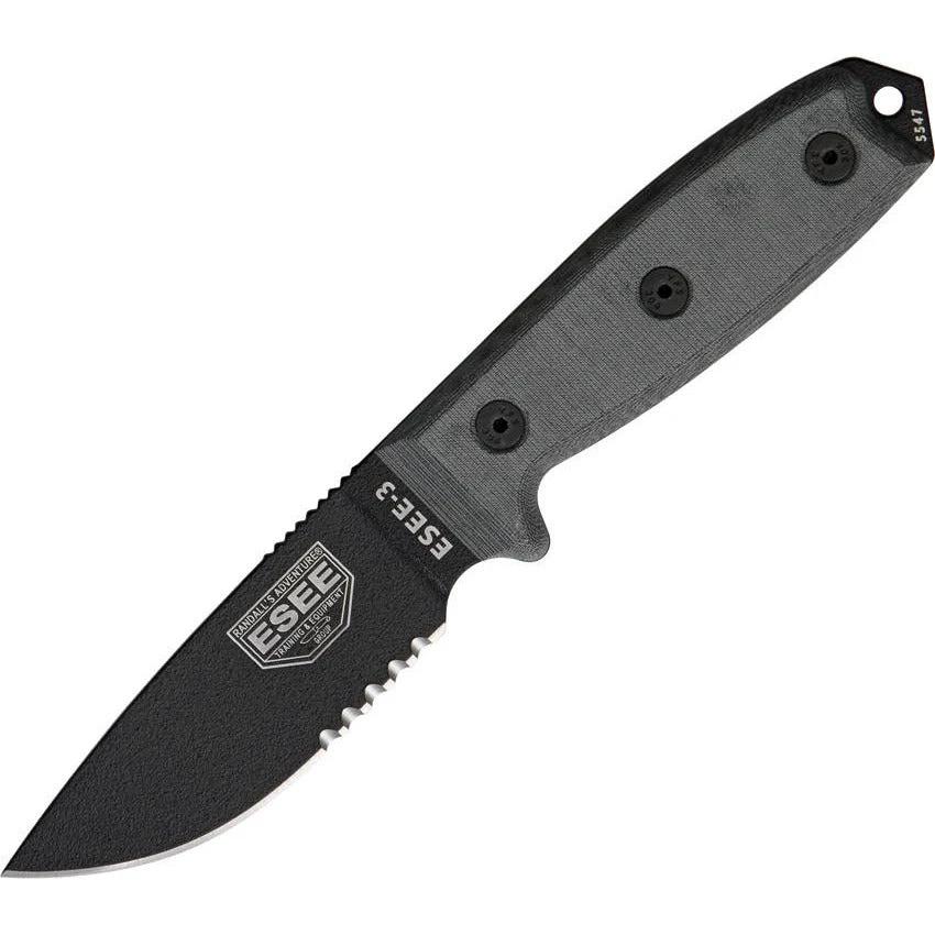 ESEE Model 3 Part Serrated by ESEE