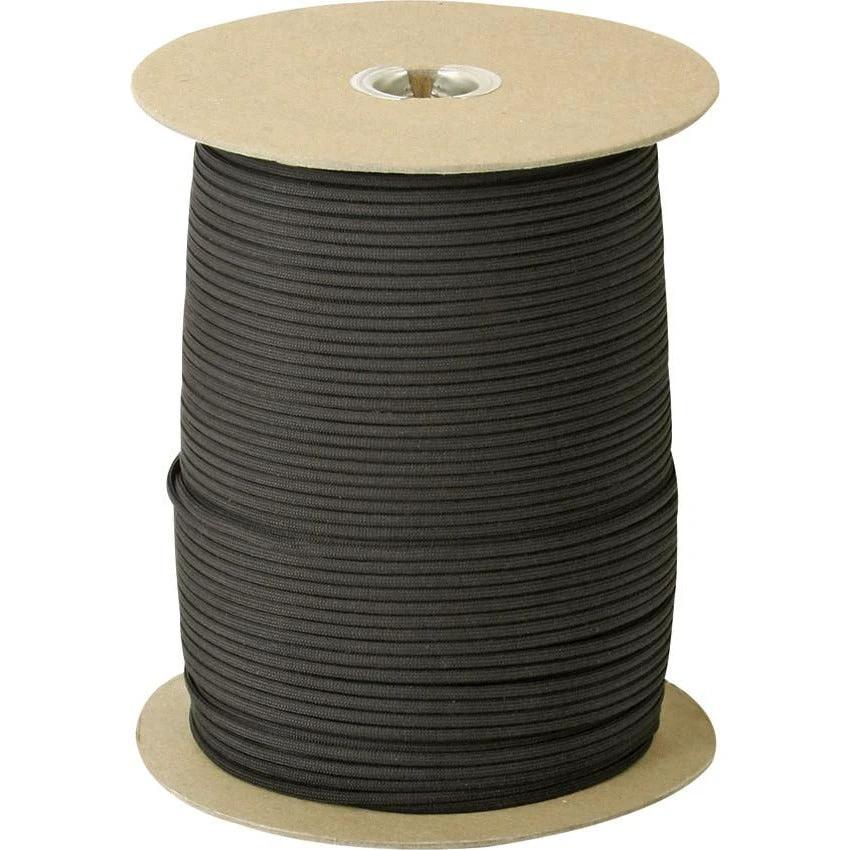 Parachute Cord Parachute Cord Black 1000 ft by Parachute Cord