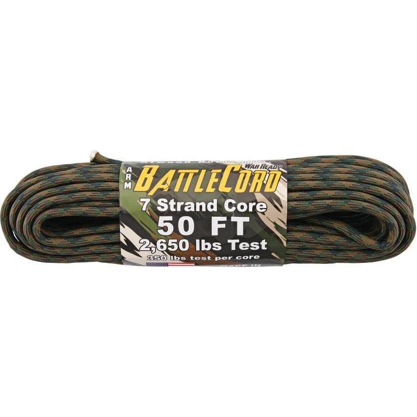 Parachute Cord ARM BattleCord Woodland Camo BC50C04 - WOODLAND by Parachute Cord