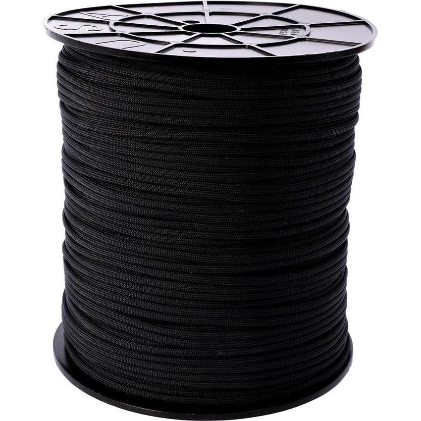 Atwood Rope MFG Parachute Cord Black Spool SS01 - BLACK by Atwood Rope MFG
