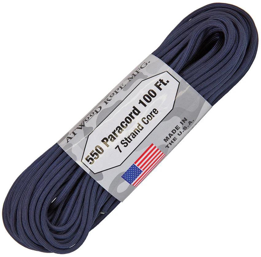 Atwood Rope MFG Parachute Cord Navy S09 - NAVY by Atwood Rope MFG