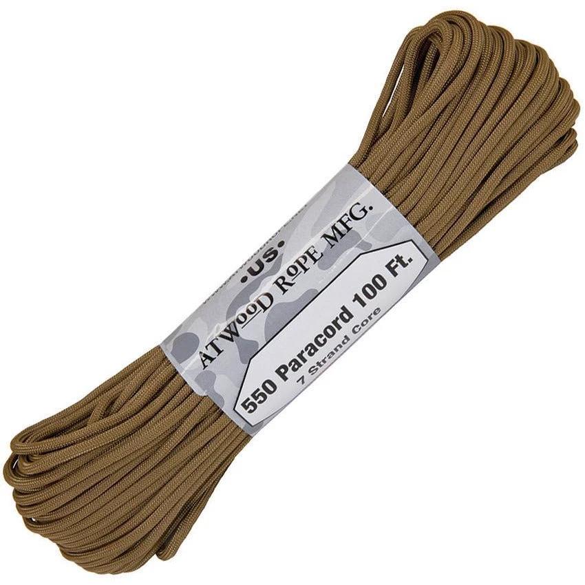 Atwood Rope MFG Parachute Cord Coyote S24 - COYOTE by Atwood Rope MFG
