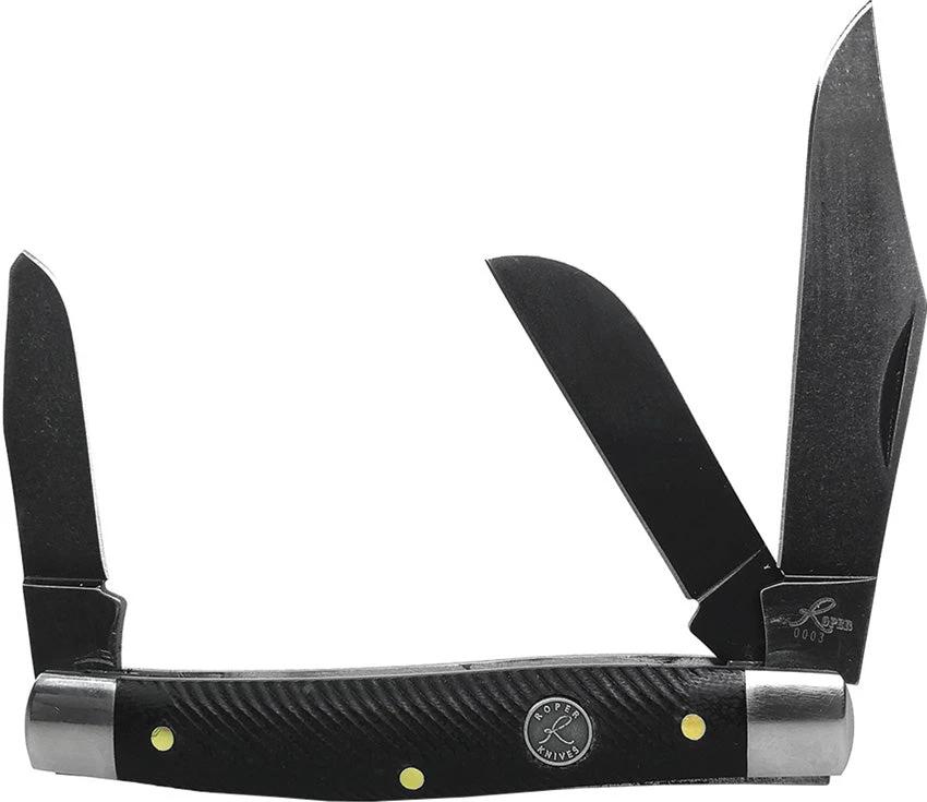Roper Knives Stockman Black D2 RP0001XGB by Roper Knives