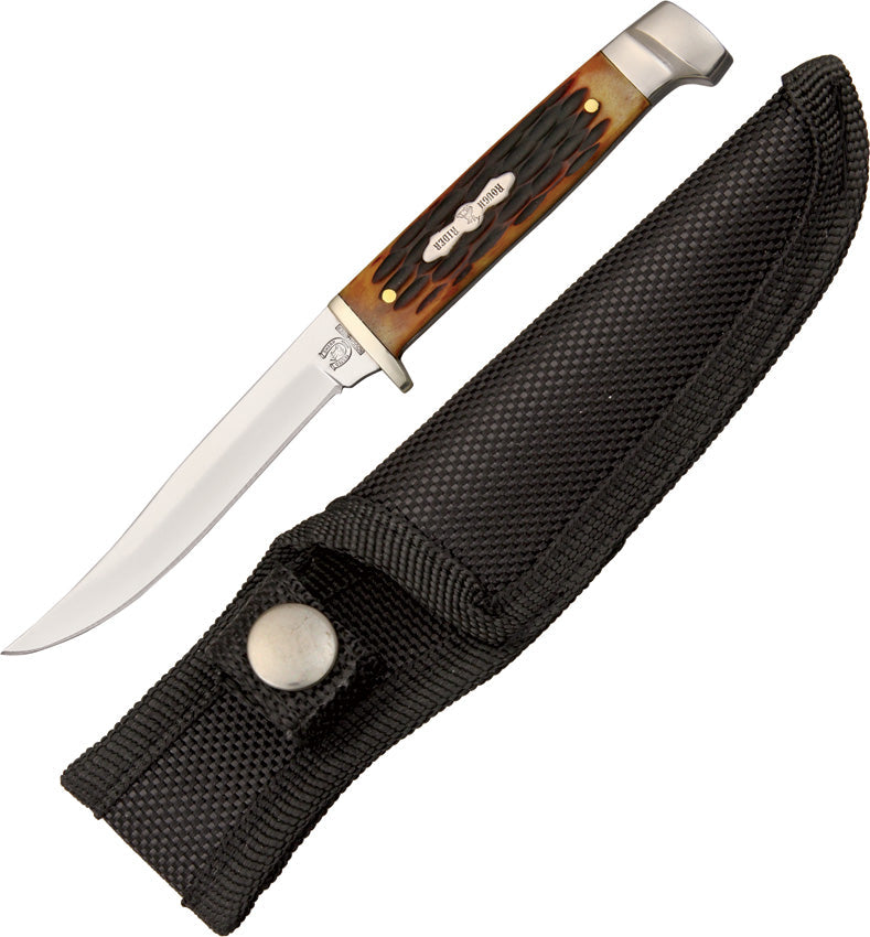 Rough Ryder Small Hunter Amber Bone RR1033