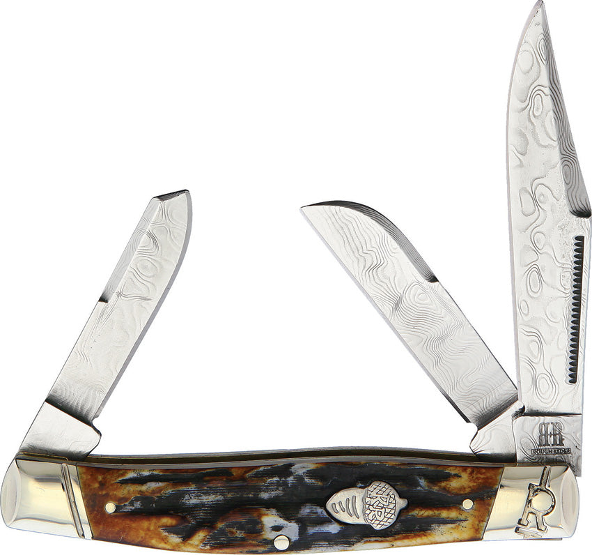 Rough Ryder Stockman Cinnamon Stag RR2160 / KB307R