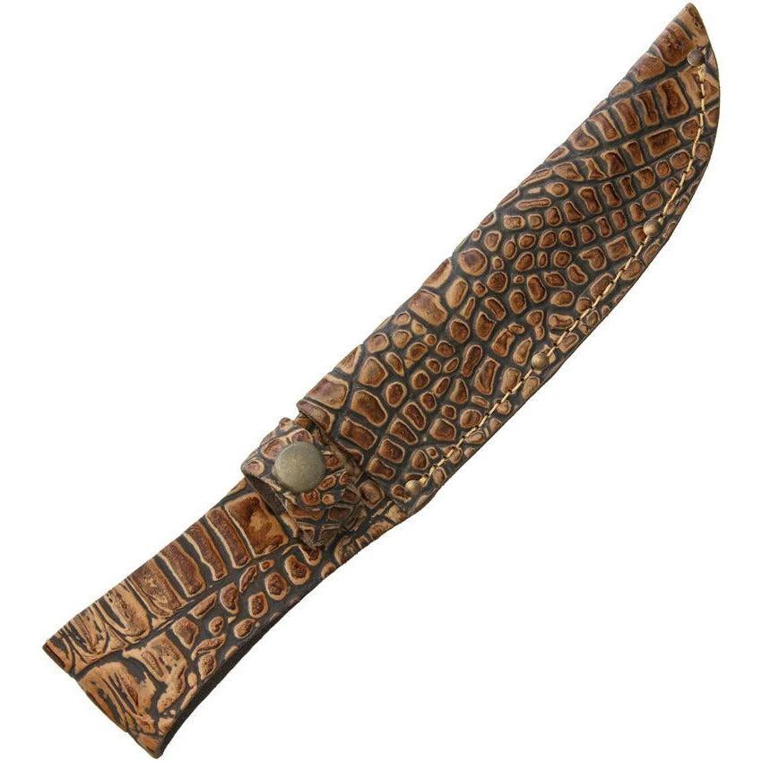 Sheaths Fixed Blade Belt Sheath alig STRAIGHT 6" BROWN COCO by Sheaths