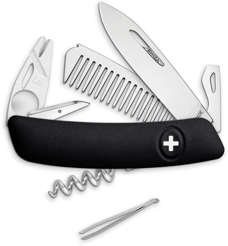 Swiza Pet and Outdoor Knife Black KCO.0090.1010 by Swiza