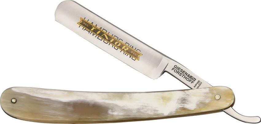Giesen & Forsthoff Straight Razor Horn 571 CARBON 5/8 by Giesen & Forsthoff