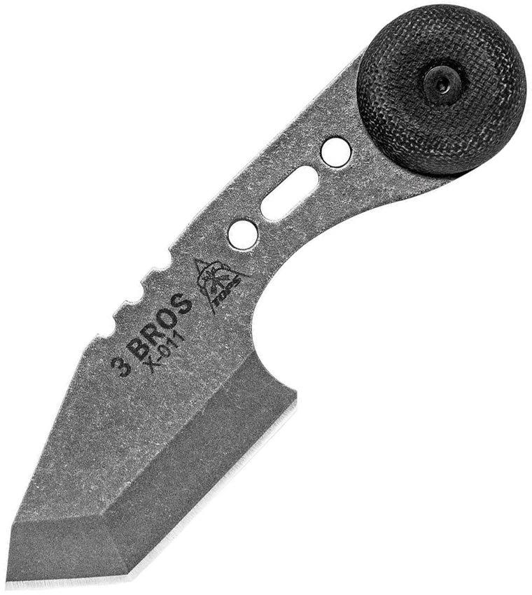 TOPS 3 Bros Neck Knife Tanto 3BR-02 by Black Country Outdoor