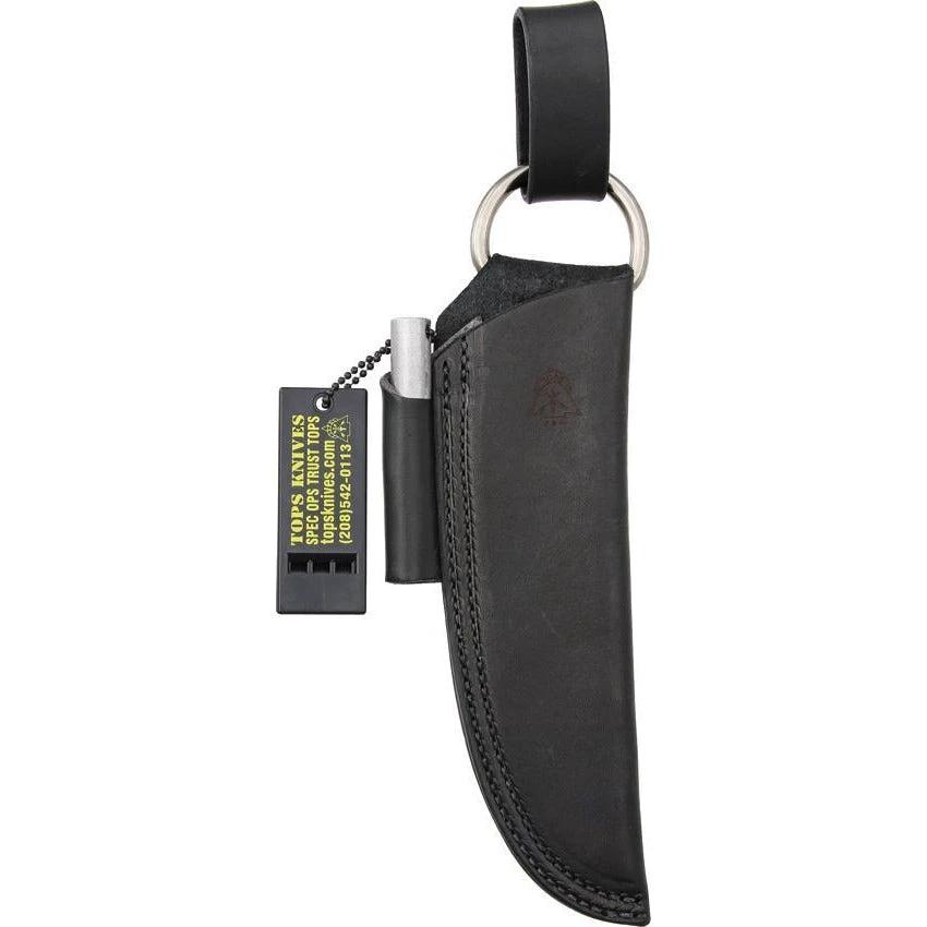 TOPS Leather Bushcraft Sheath SHL-BUSH by Black Country Outdoor