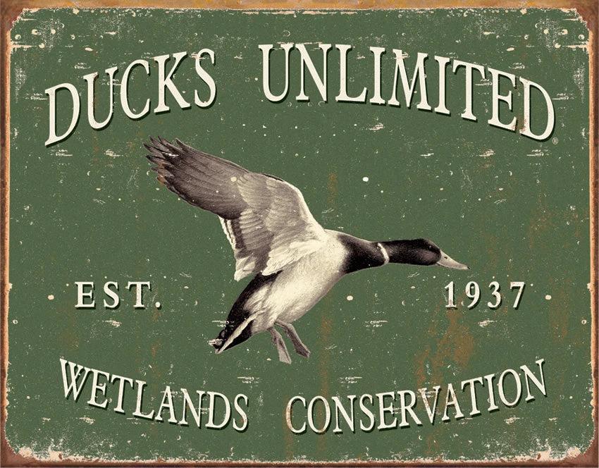 Tin Signs Ducks Unlimited -Since 1937 1388 by Tin Signs