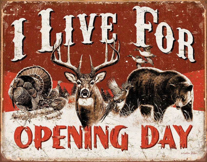 Tin Signs Live For Opening Day 1816 by Tin Signs