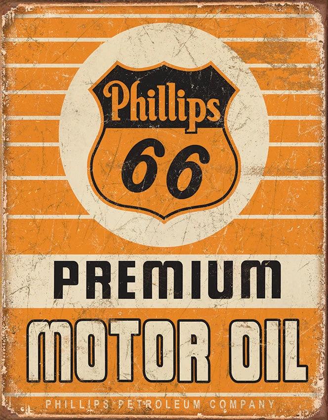Tin Signs Phillips 66 Premium Oil 1996 by Tin Signs
