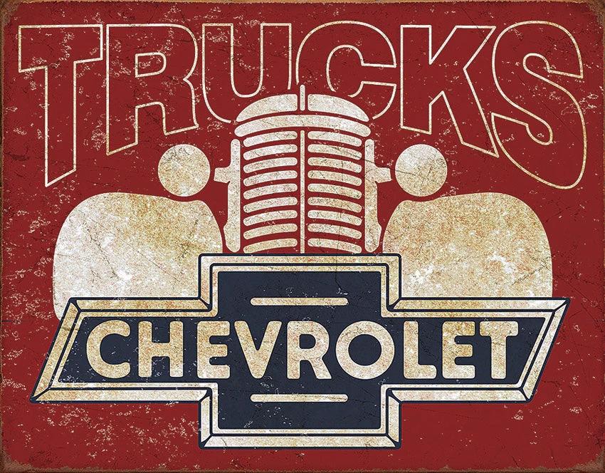 Tin Signs Chevy Trucks 2197 by Tin Signs