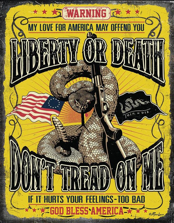 Tin Signs Don't Tread On Me Sign 2234 by Tin Signs