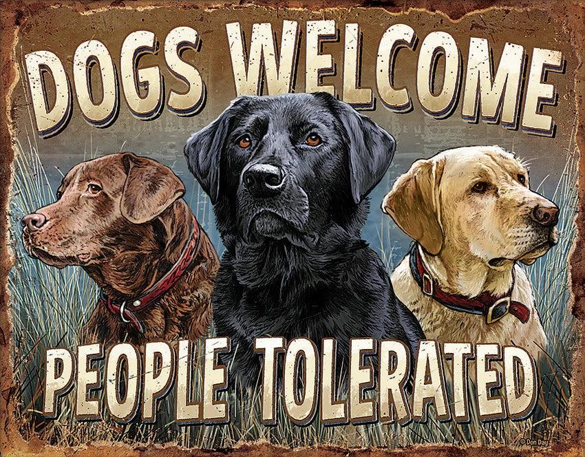 Tin Signs Dogs Welcome 2279 by Tin Signs
