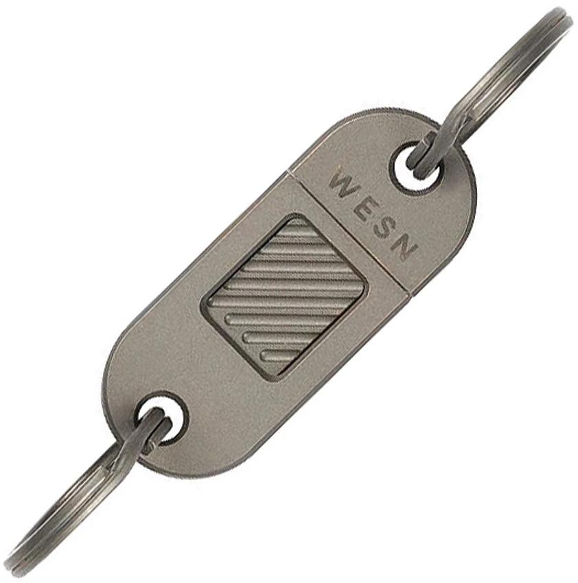 Wesn Goods QR Keychain Gunmetal WESN03-0 by Wesn Goods