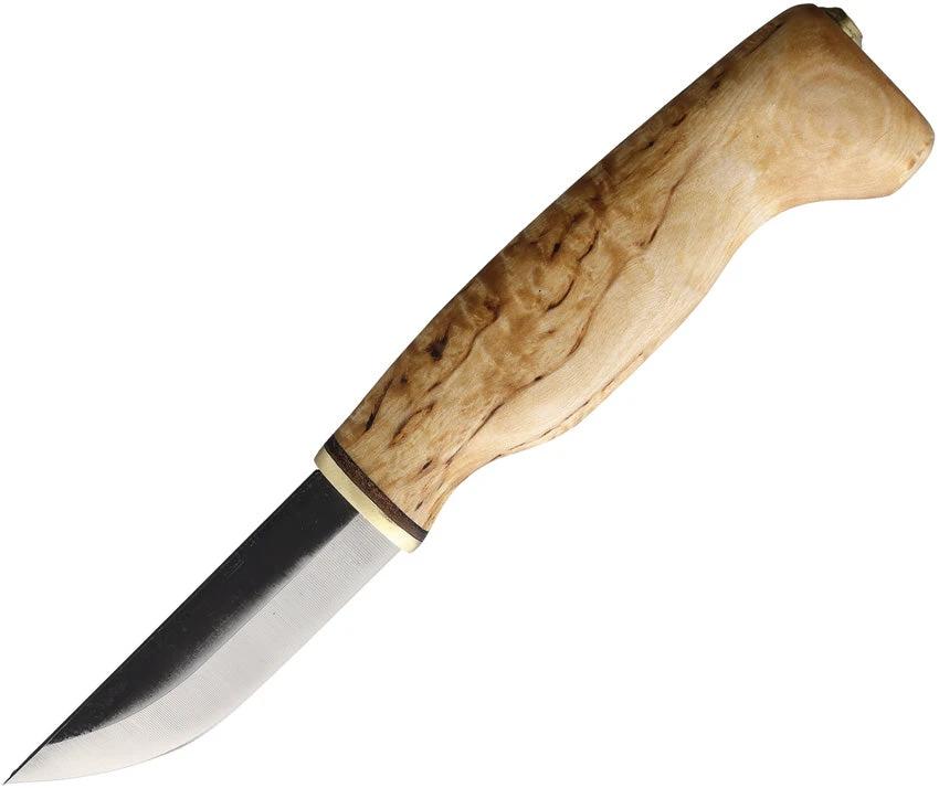Wood Jewel Fixed Blade Curly Birch 23VISA by Wood Jewel