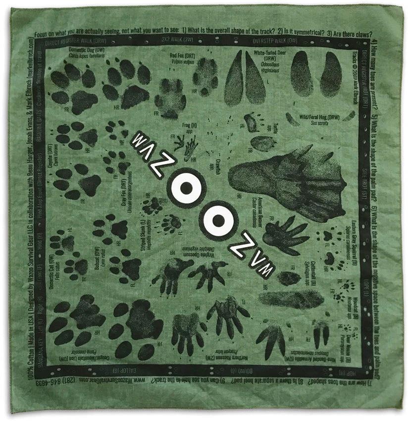 Wazoo Survival Gear Bandana Tracking Field Kit GTR-TK-SG by Wazoo Survival Gear