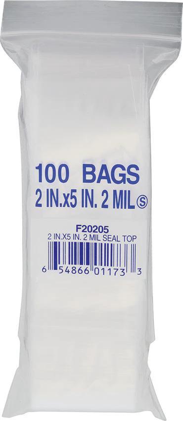 Recloseable Bags Bags 2 inch X 5 inch Bags 2 X5 by Recloseable Bags