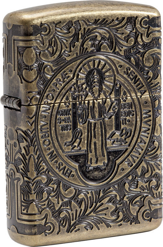Zippo Armor St. Benedict Design 29719