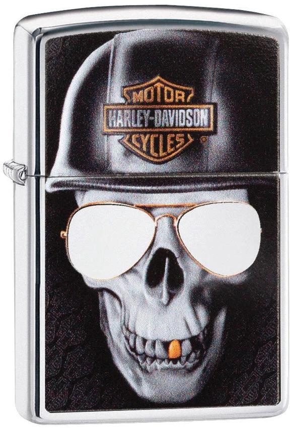 Zippo Harley Davidson Skull 29739 by Zippo