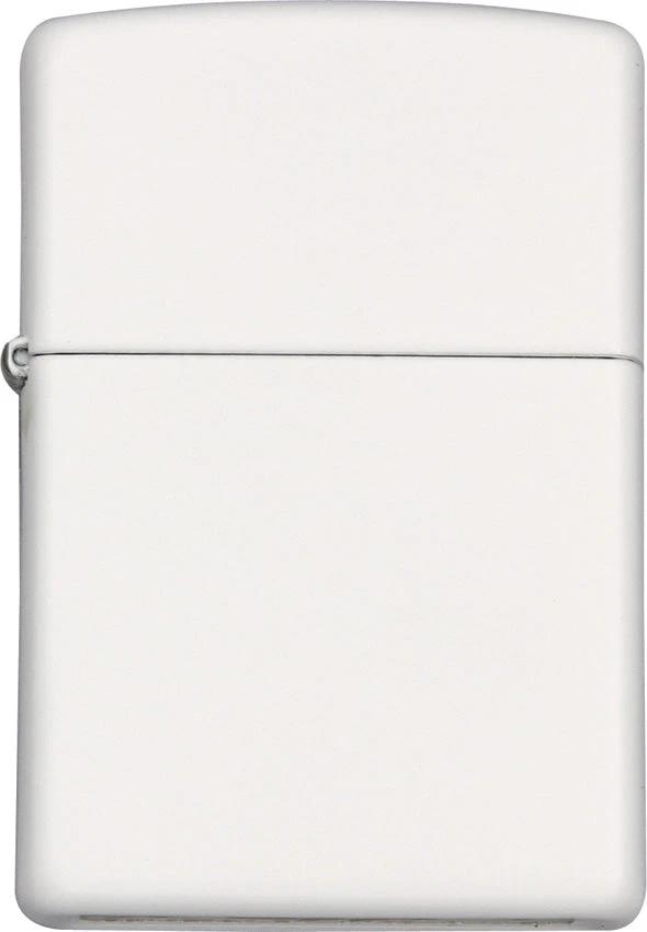 Zippo Classic White Matte Windproof Lighter – Customizable by Zippo