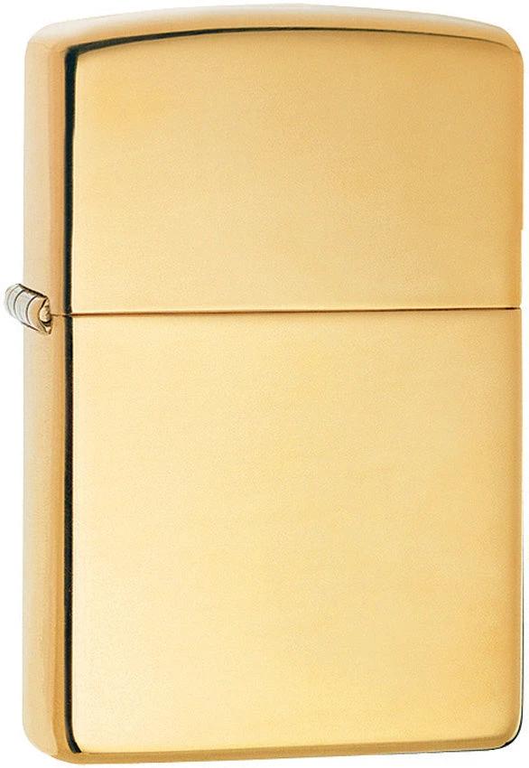 Armor® High Polish Brass Zippo Lighter – Classic Elegance for Any Adventure by Zippo