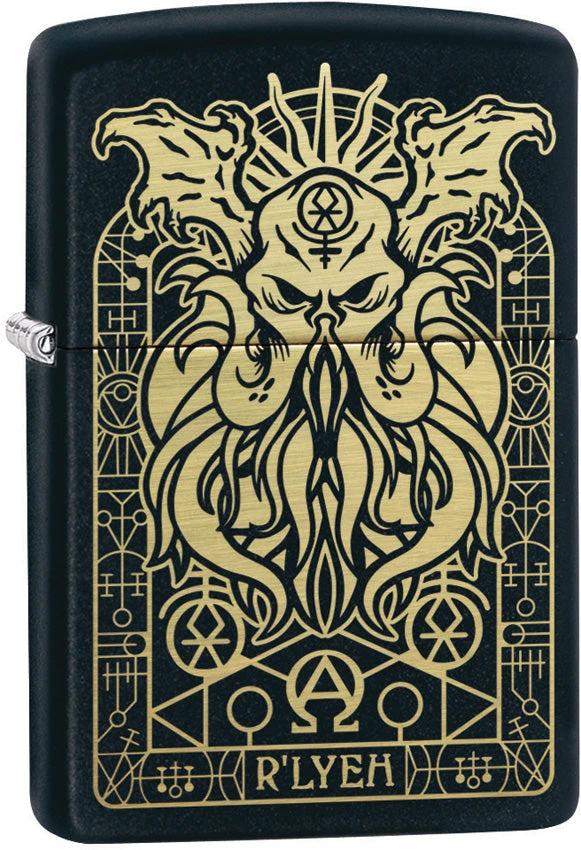 Monster Design Black Matte Zippo® Lighter by Zippo