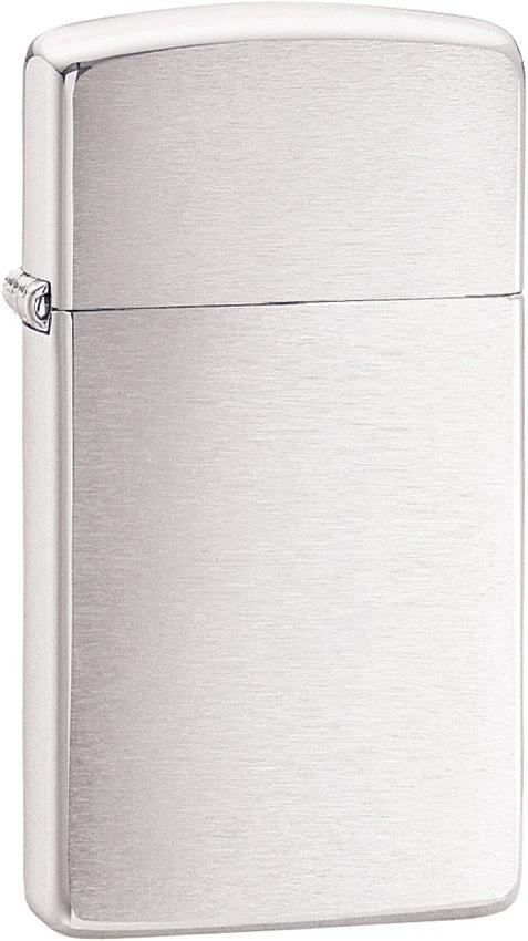 Zippo Slim Brushed Chrome 1600 NP by Zippo