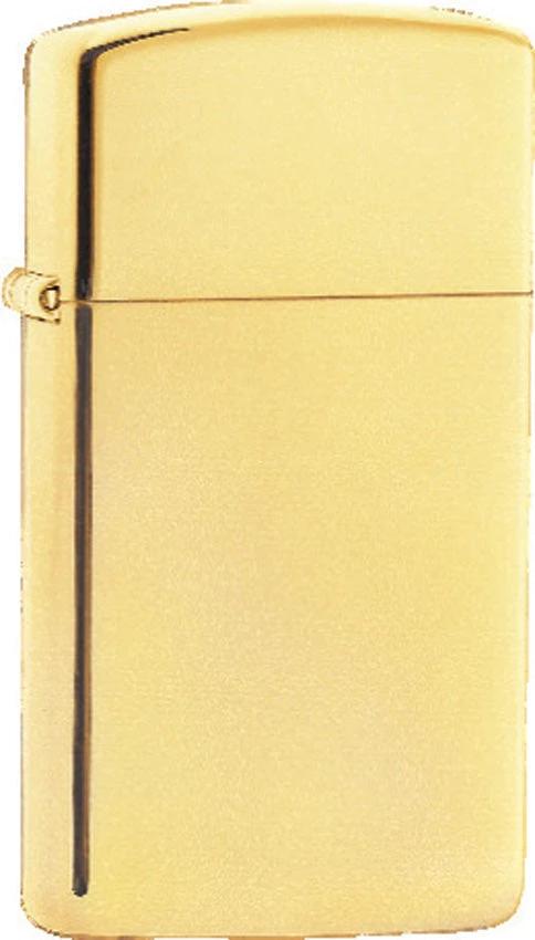 Zippo Slim Polish Brass 1654B by Zippo
