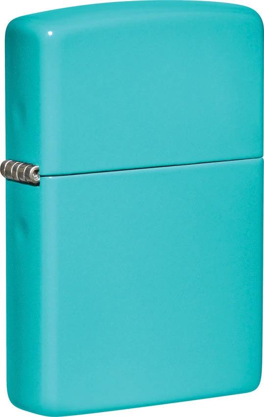Flat Turquoise Classic Zippo Lighter by Zippo