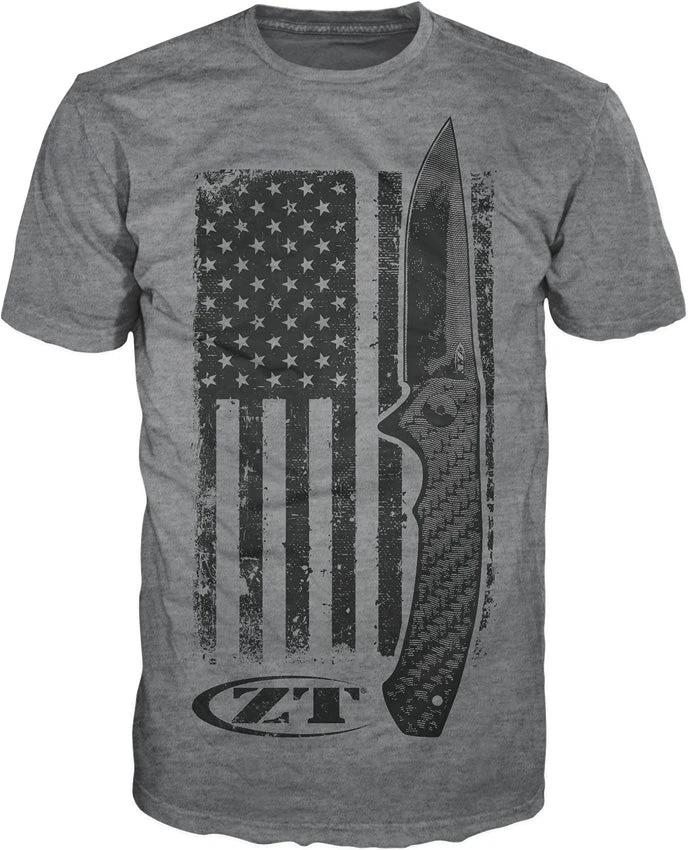 Zero Tolerance American Flag T-Shirt Small SHIRTZT201S by Zero Tolerance