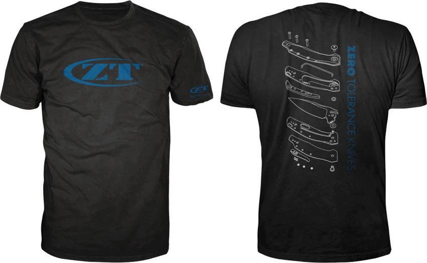 Zero Tolerance Exploded View T-Shirt Sm SHIRTZT2021S by Zero Tolerance