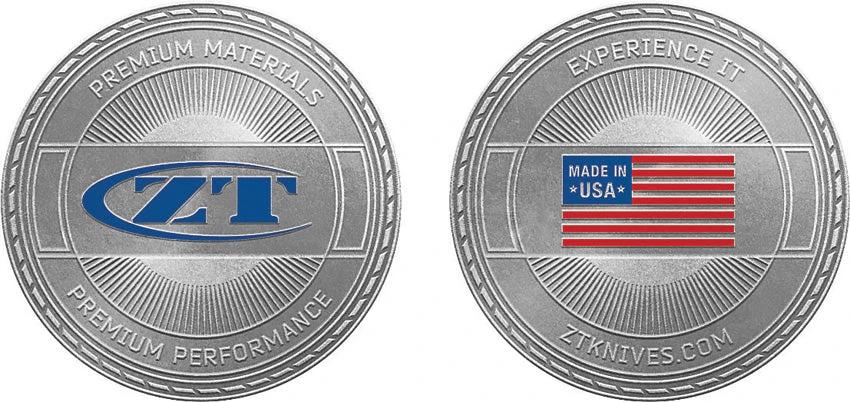 Zero Tolerance Challenge Coin - Experience It ZTCHALLENGECOIN20 by Zero Tolerance