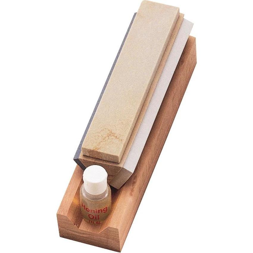 Sharpeners Tri Hone 8 inch TRI-8 MARBLES LOGO by Sharpeners