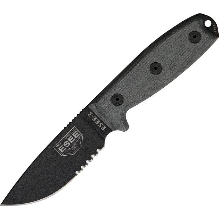 ESEE Model 3 Part Serrated by ESEE