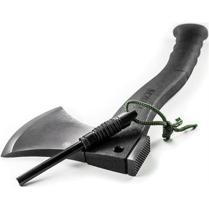 Schrade XE2 Stainless Axe – Durable Outdoor Tool with Fire Starter